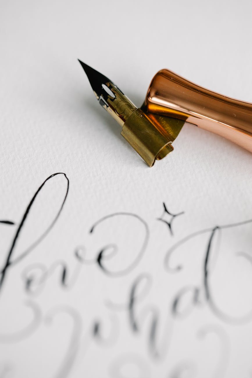 Calligraphy Techniques: Brush, Dip Pen, and Marker Comparison