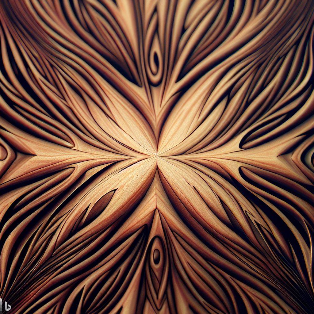Abstract Pattern Pyrography: Hypnotic Wood Burned Textures and Effects