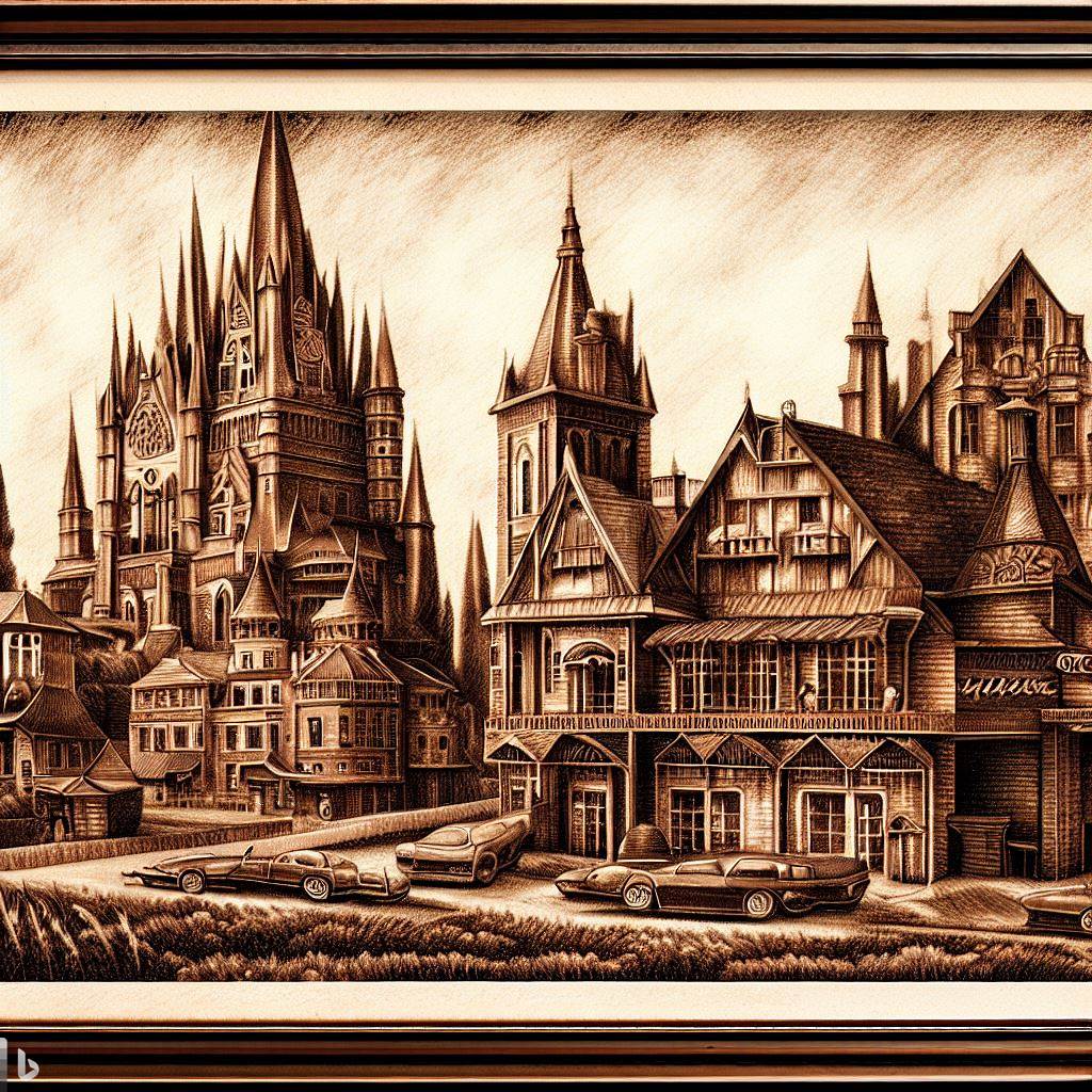Architectural Pyrography: Burning Buildings, Homes and Landmarks into Wood