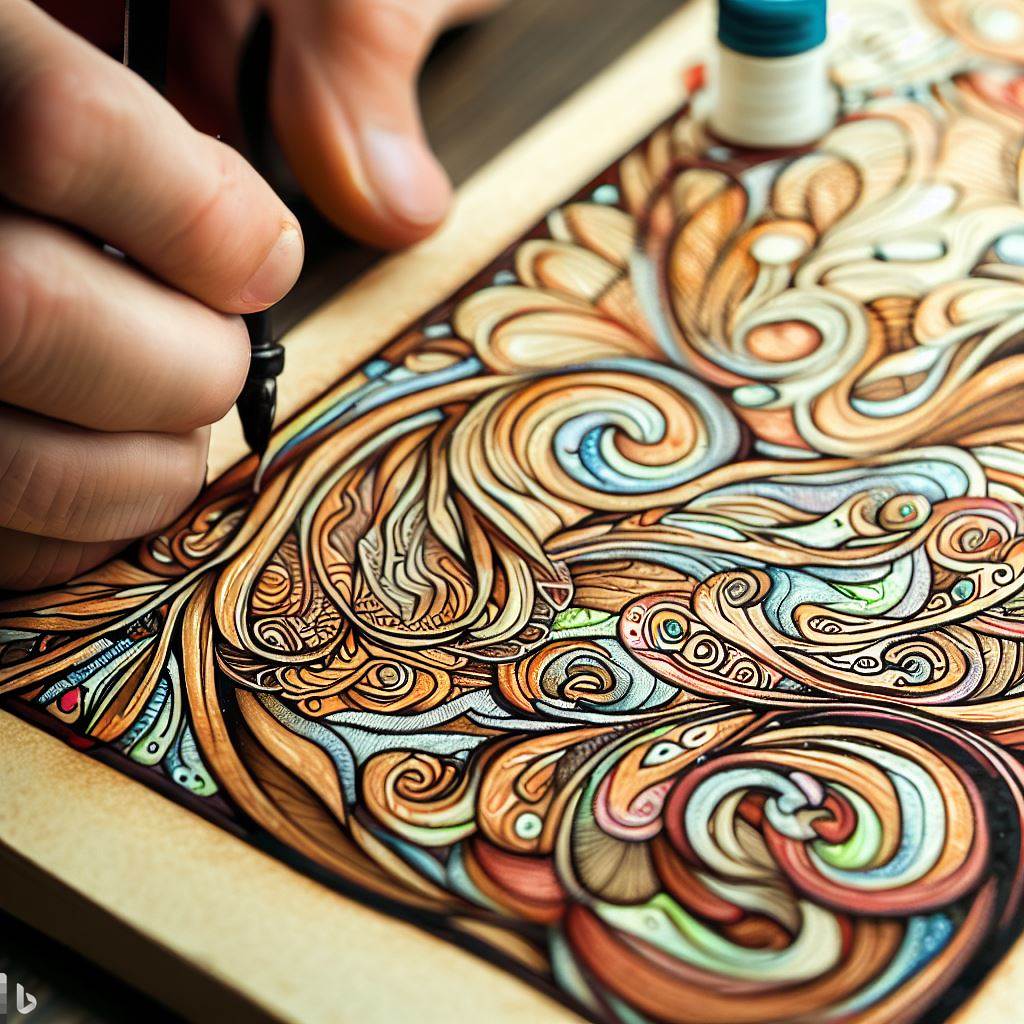 Coloring Finished Pyrography: Adding Color with Paints, Inks and More